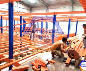 Công trình lắp đặt kệ thép tại Long Thành Đồng Nai